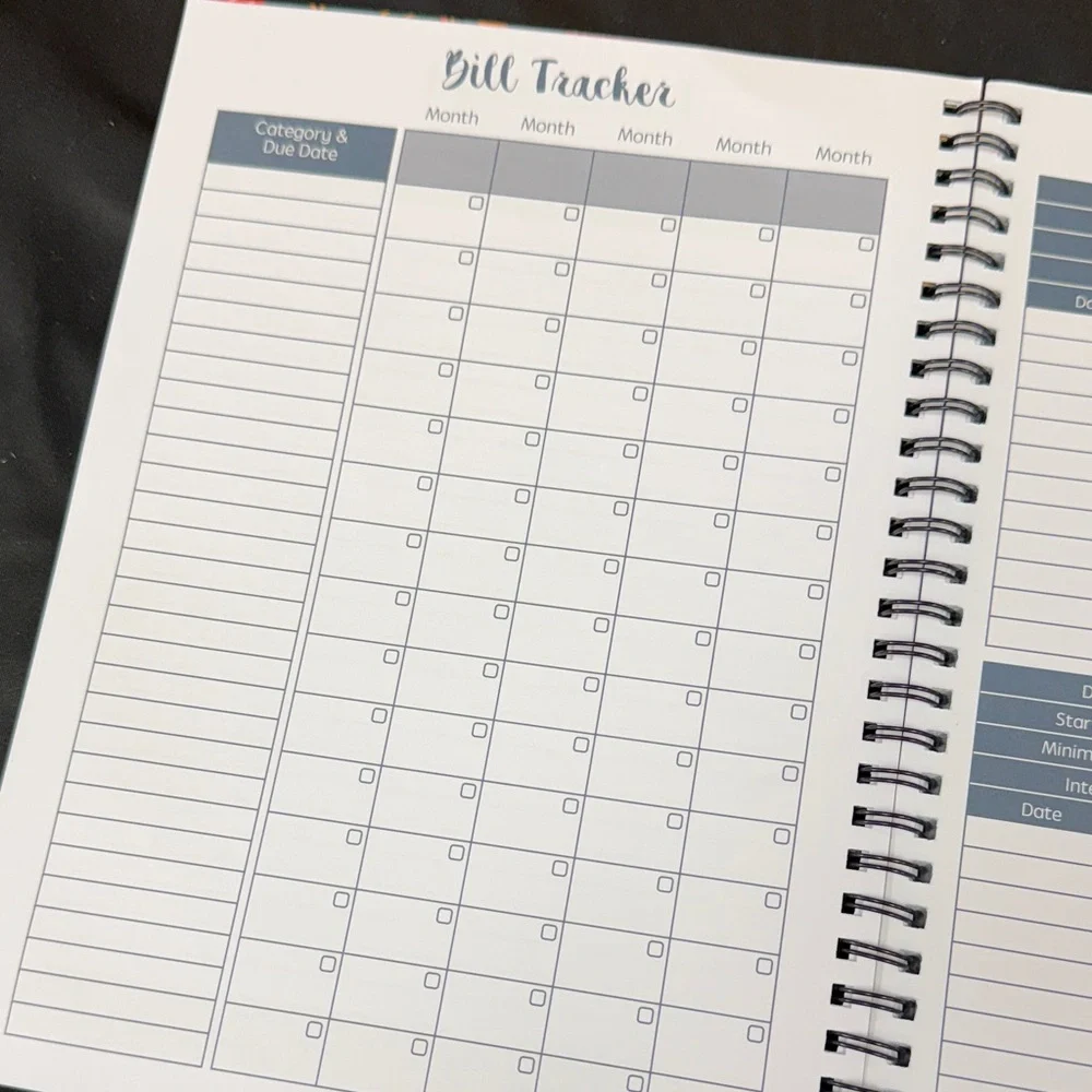 Budget Planner - Colorful Floral Design